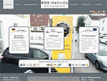 Tablet Screenshot of bos-heil.de